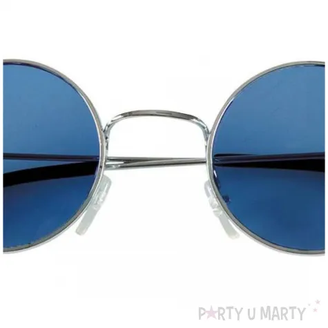 okulary party lenonki hipis niebieski boland