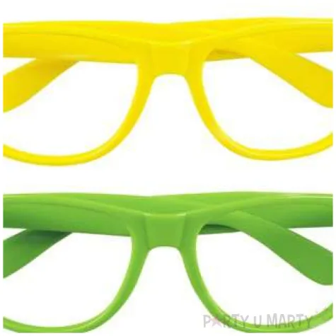 okulary party neonowy komplet boland 4 szt