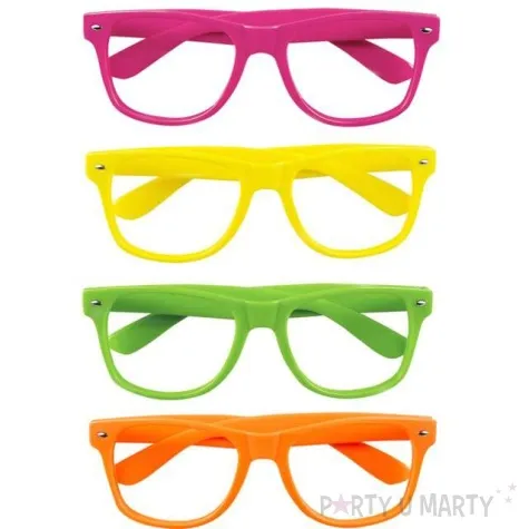 okulary party neonowy komplet boland 4 szt