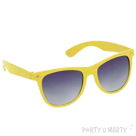 okulary party nerd zolty amscan