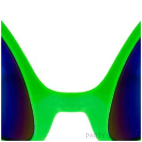 okulary party obcy kosmita zielony godan