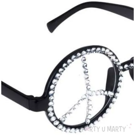 okulary party pacyfka krysztalowa funnyfashion