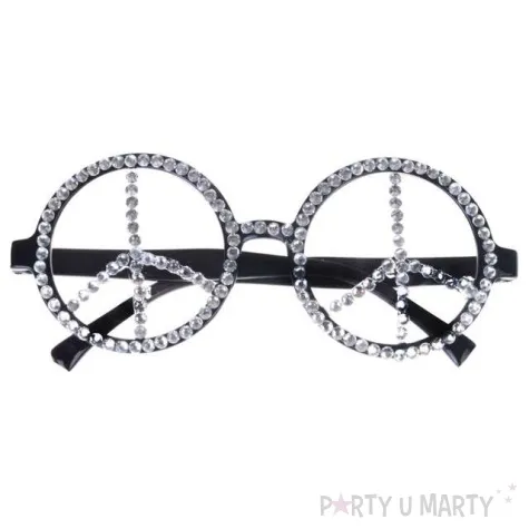 okulary party pacyfka krysztalowa funnyfashion