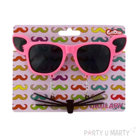 okulary party pantera z wasami