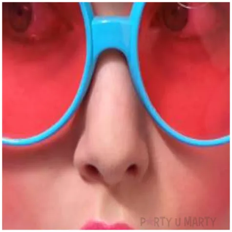 okulary party pilotki 1 szt