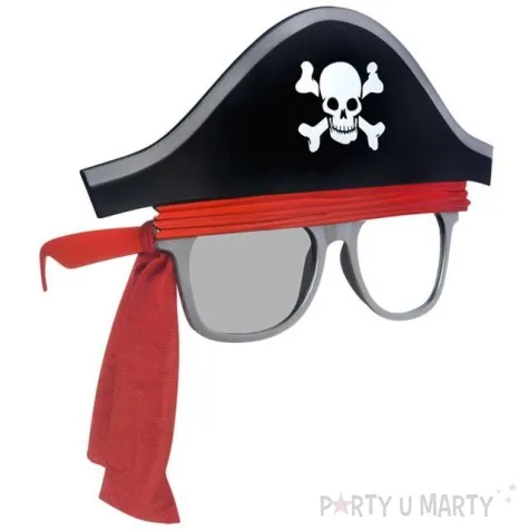 okulary party pirate amscan