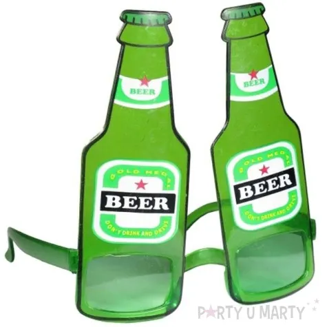 okulary party piwo zielone tamipol