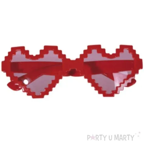 okulary party pixel serce ootb