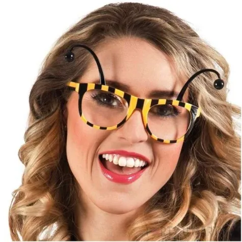 okulary party pszczolka zolte boland