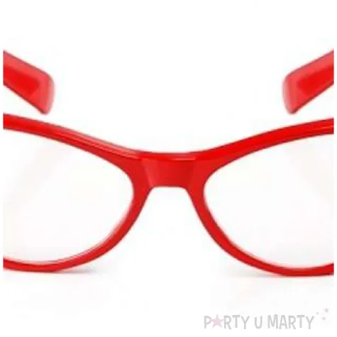 okulary party red cat
