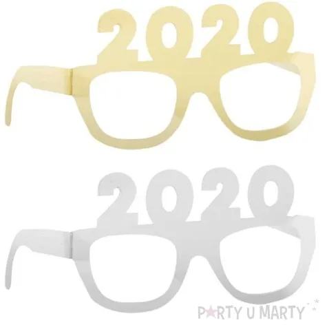 okulary party rok 2020 mix unique 4 szt