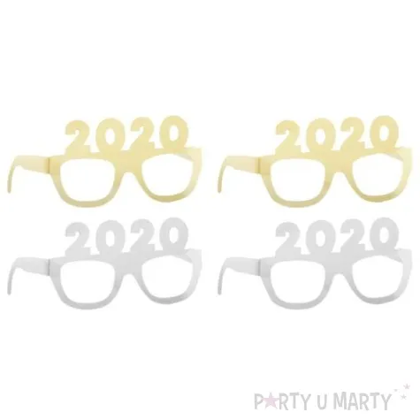 okulary party rok 2020 mix unique 4 szt