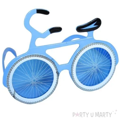 okulary party rowerek niebieski tamipol