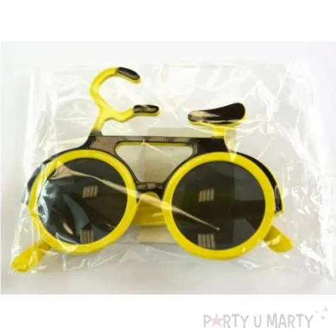 okulary party rowerek zolty tamipol