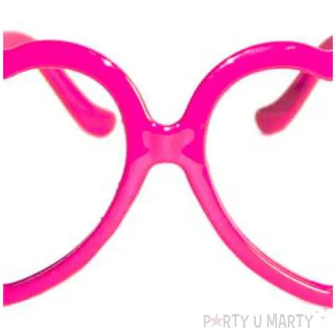 okulary party serca classic rozowe folat