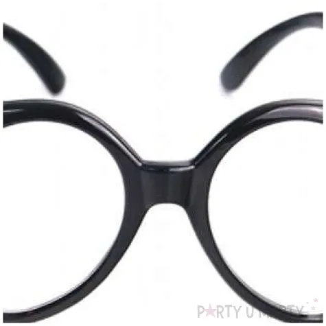 okulary party serduszka czarne