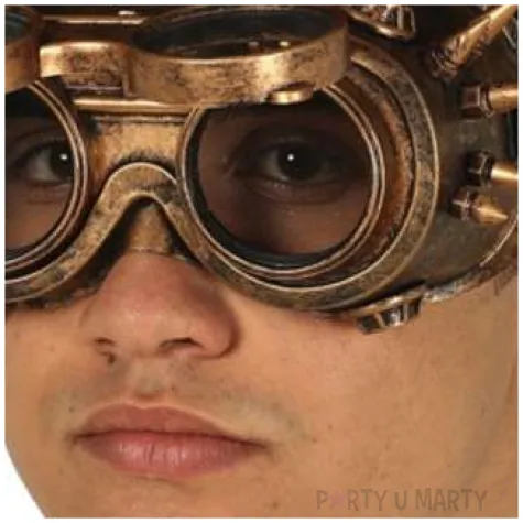 okulary party steampunk z kolcami guirca