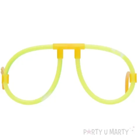 okulary party swietliki neon party zolty arpex 1 szt