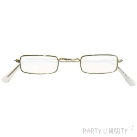 okulary party swiety mikolaj podluzne zlote carnival toys