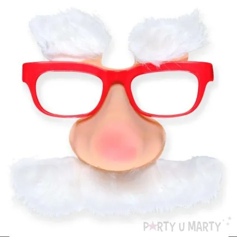 okulary party swiety mikolaj z wasami widmann