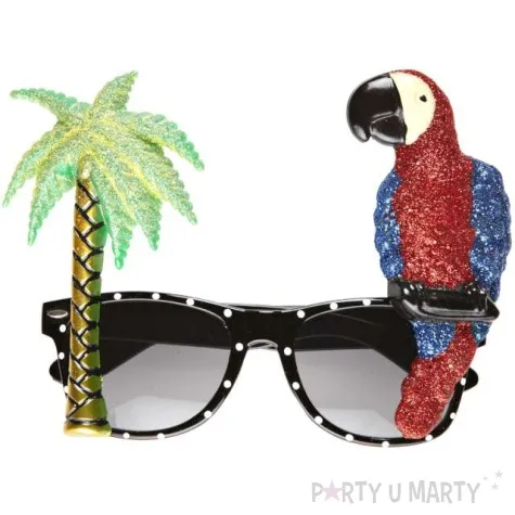 okulary party tropikalna papuga widmann