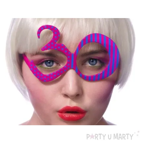 okulary party urodziny 30 partydeco