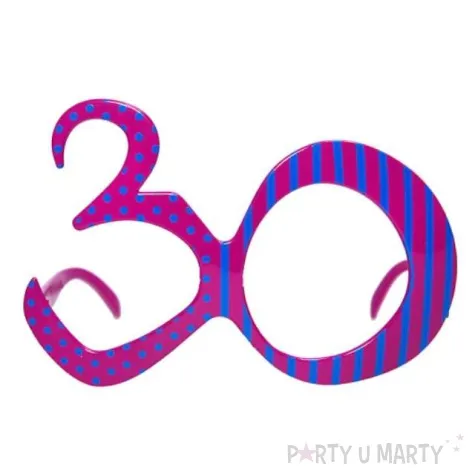 okulary party urodziny 30 partydeco