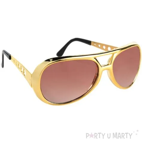 okulary party vegas zloty amscan