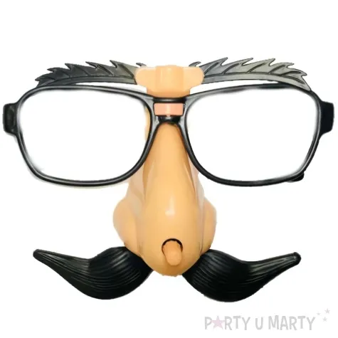 okulary party wasy i brwi partytino