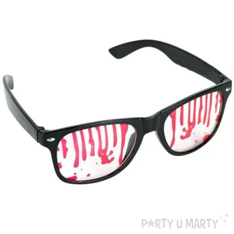 okulary party zakrwawione folat