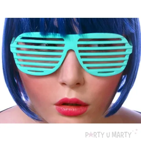 okulary party zaluzje mietowe