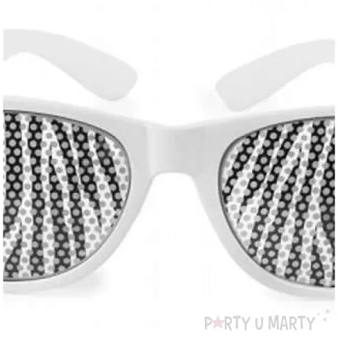 okulary party zebra