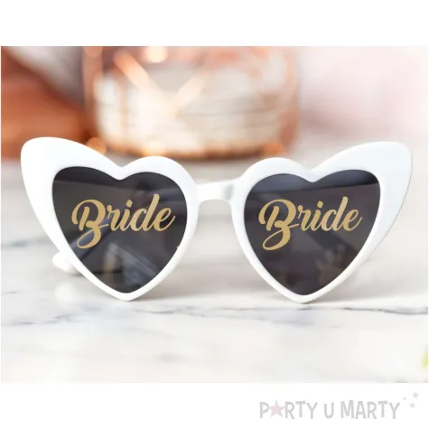 okulary serca na wieczor panienski do zdjec bride fotogadzet