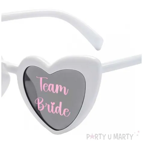 okulary serca na wieczor panienski do zdjec team bride fotogadzet