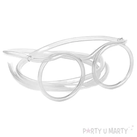 okulary slomki do picia przezroczyste