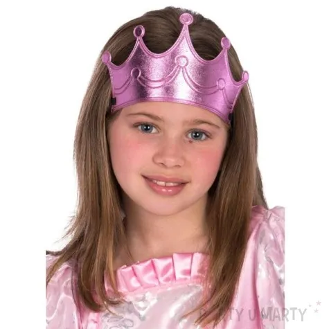 opaska elastyczna korona krolowej rozowa carnival toys