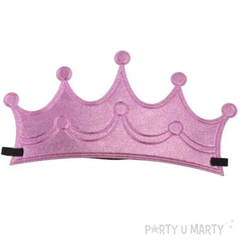 opaska elastyczna korona krolowej rozowa carnival toys