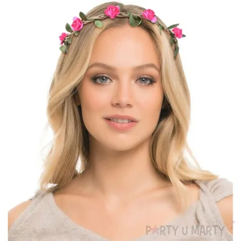 opaska elastyczna wianek biala arpex