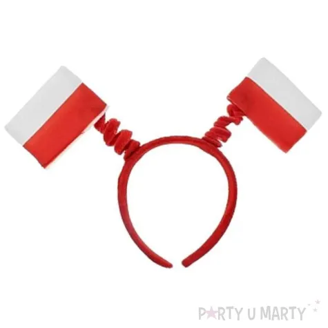 opaska kibica z flagami polska