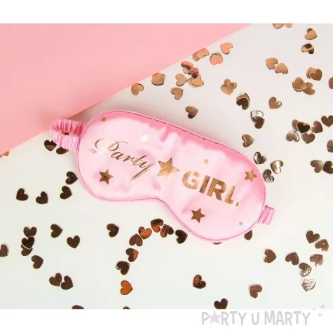 opaska na oczy party girl rozowy godan