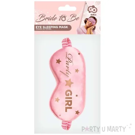 opaska na oczy party girl rozowy godan
