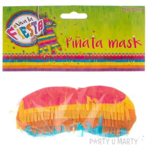 opaska na oczy piniata teczowa funny fashion