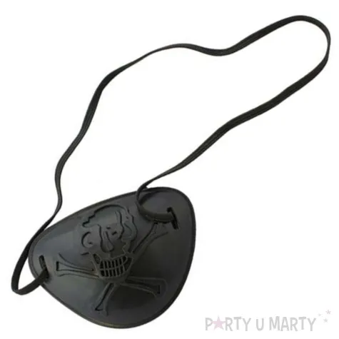 opaska na oko pirat czarna godan