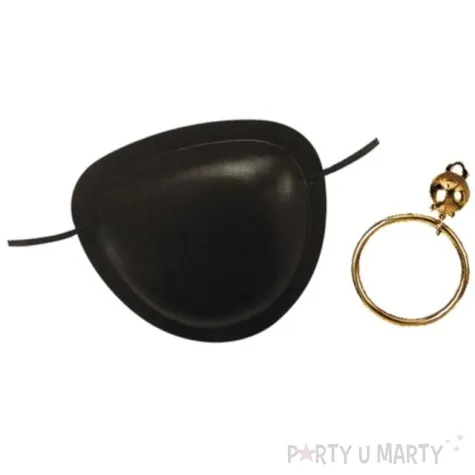 opaska na oko pirat z kolczykiem kolko widmann