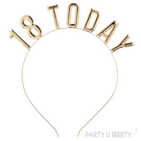 opaska party 18 today zlota partydeco