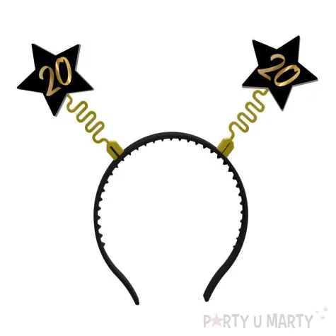 opaska party 20 urodziny gwiazdki