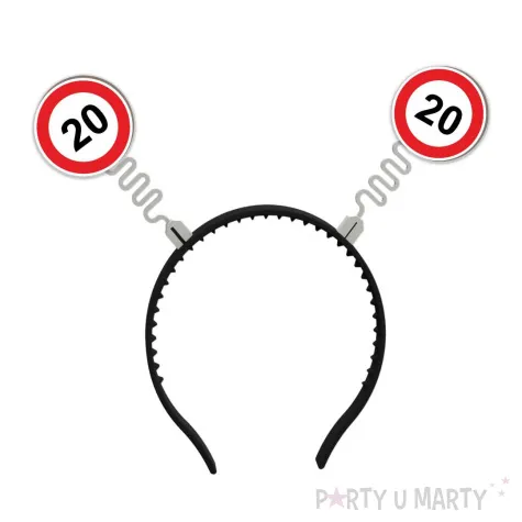 opaska party 20 urodziny traffic birthday