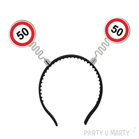 opaska party 50 urodziny traffic birthday