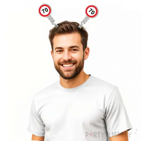 opaska party 70 urodziny traffic birthday