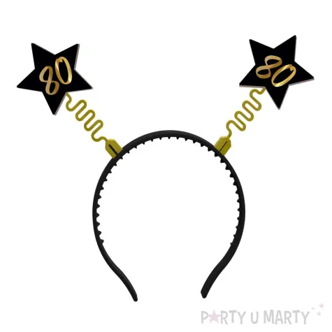 opaska party 80 urodziny gwiazdki